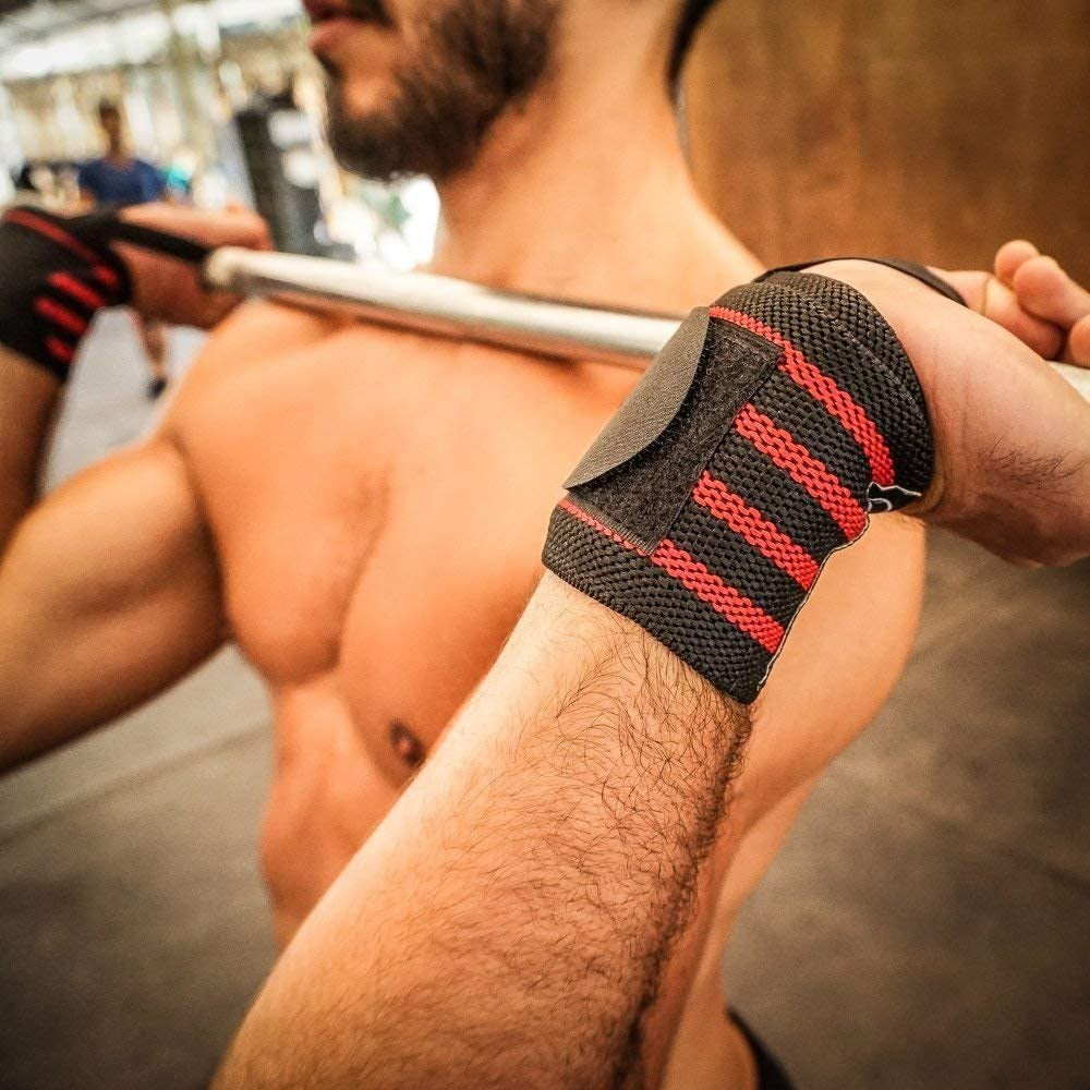 Wrist Wraps for Weightlifting & Strength Training – Professional Gym Straps W/Thumb Loop for Men & Women